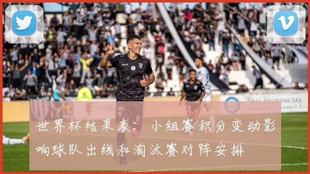 世界杯结果表:小组赛积分变动影响球队出线和淘汰赛对阵安排